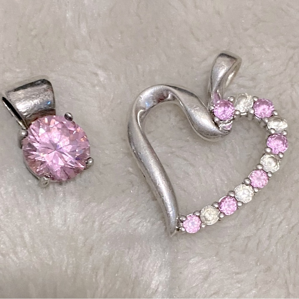 Bundle of 2 Sterling Silver Pendants